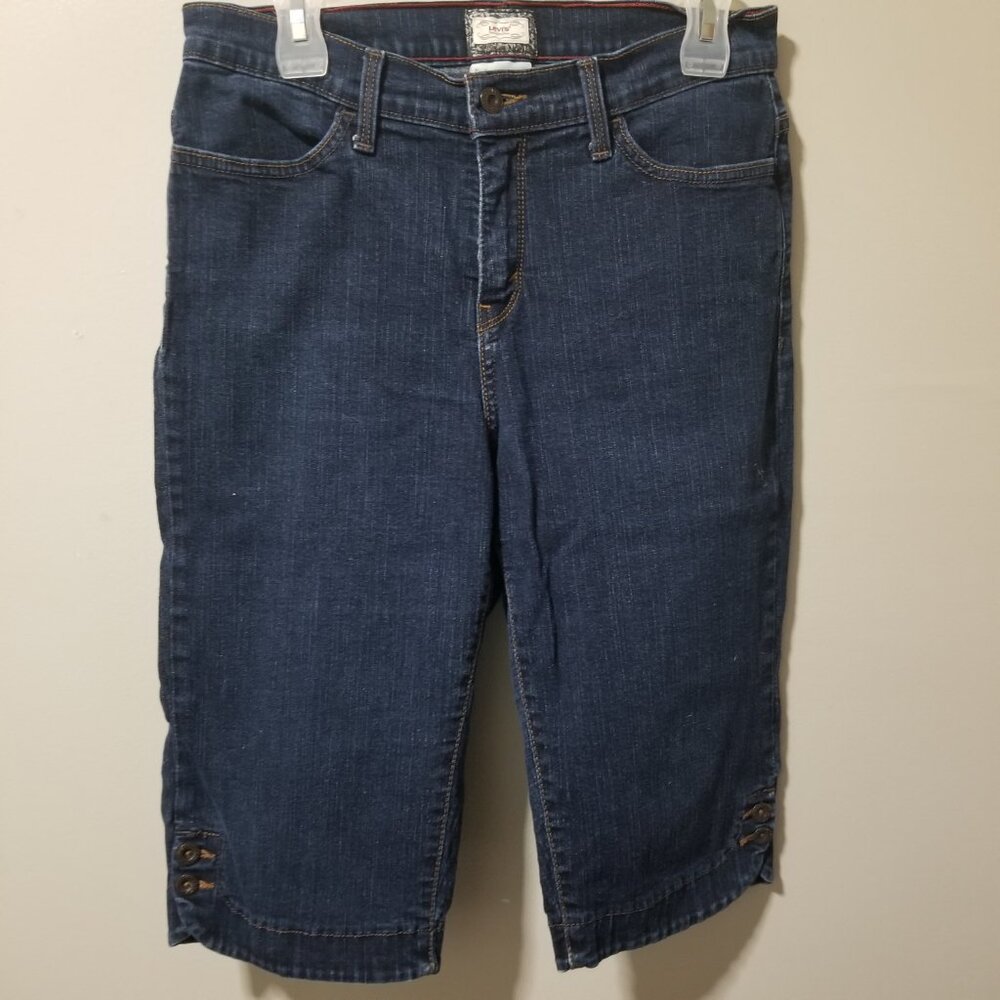 Levi's Perfectly Slimming 512 Capri Jeans High Rise Women's 12P Stretch